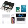 sleek vintage pu leather business laptop briefcase 1