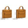 sleek waterproof pu leather laptop handbag 1