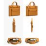 sleek waterproof pu leather laptop handbag 3