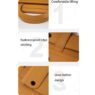 sleek waterproof pu leather laptop handbag 4