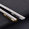 slim stainless steel ballpoint pen 2