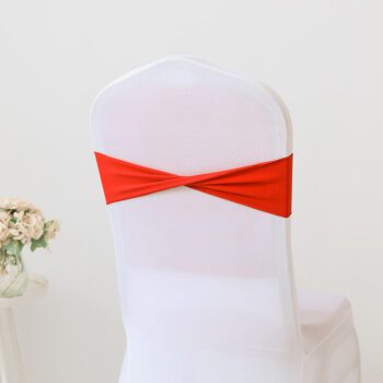 special elastic chair back bows