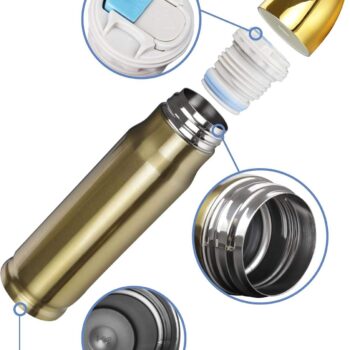 stainless steel bullet vacuum flask tumbler 1
