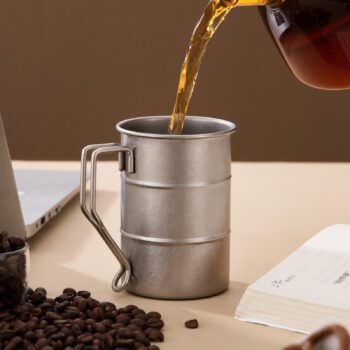 stainless steel camping picnic travel mug 1