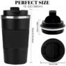 stainless steel coffee tumbler with lids 5