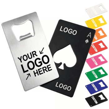 stainless steel credit card beer bottle opener