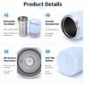 stainless steel insulated water bottle with tea infuser 2