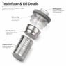 stainless steel insulated water bottle with tea infuser 3