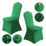 stretch polyester spandex white chair covers 3