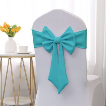 stretchy chair bowknot belt bands