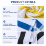 striped cotton beach towel 2