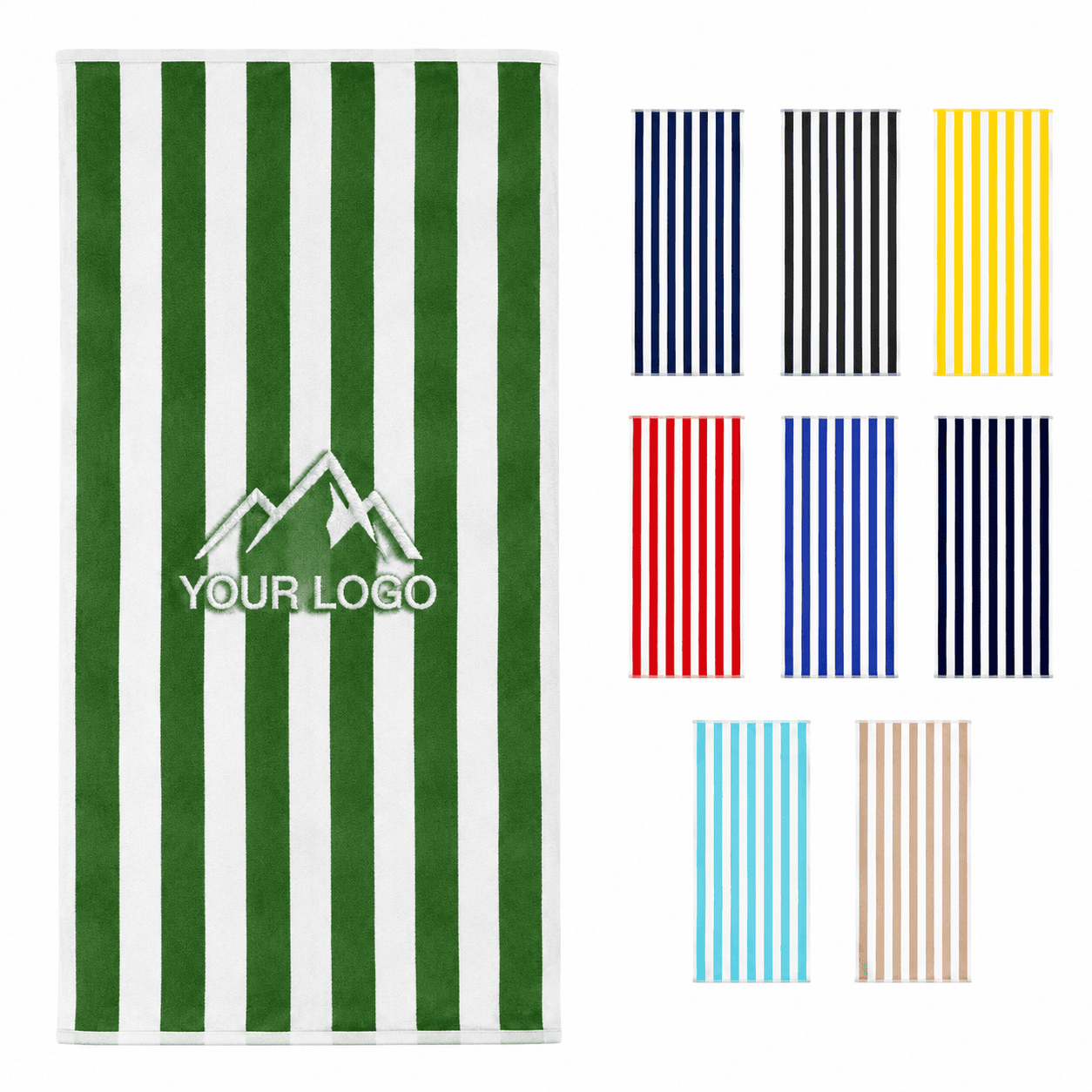 striped cotton beach towel striped cotton beach towel