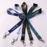 sublimation lanyard with gold silver black hardware 4