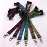 sublimation lanyard with gold silver black hardware 5
