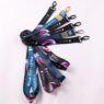 sublimation lanyard with gold silver black hardware