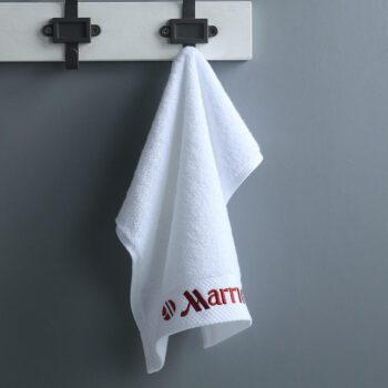 sunzoom custom logo hotel hand towels
