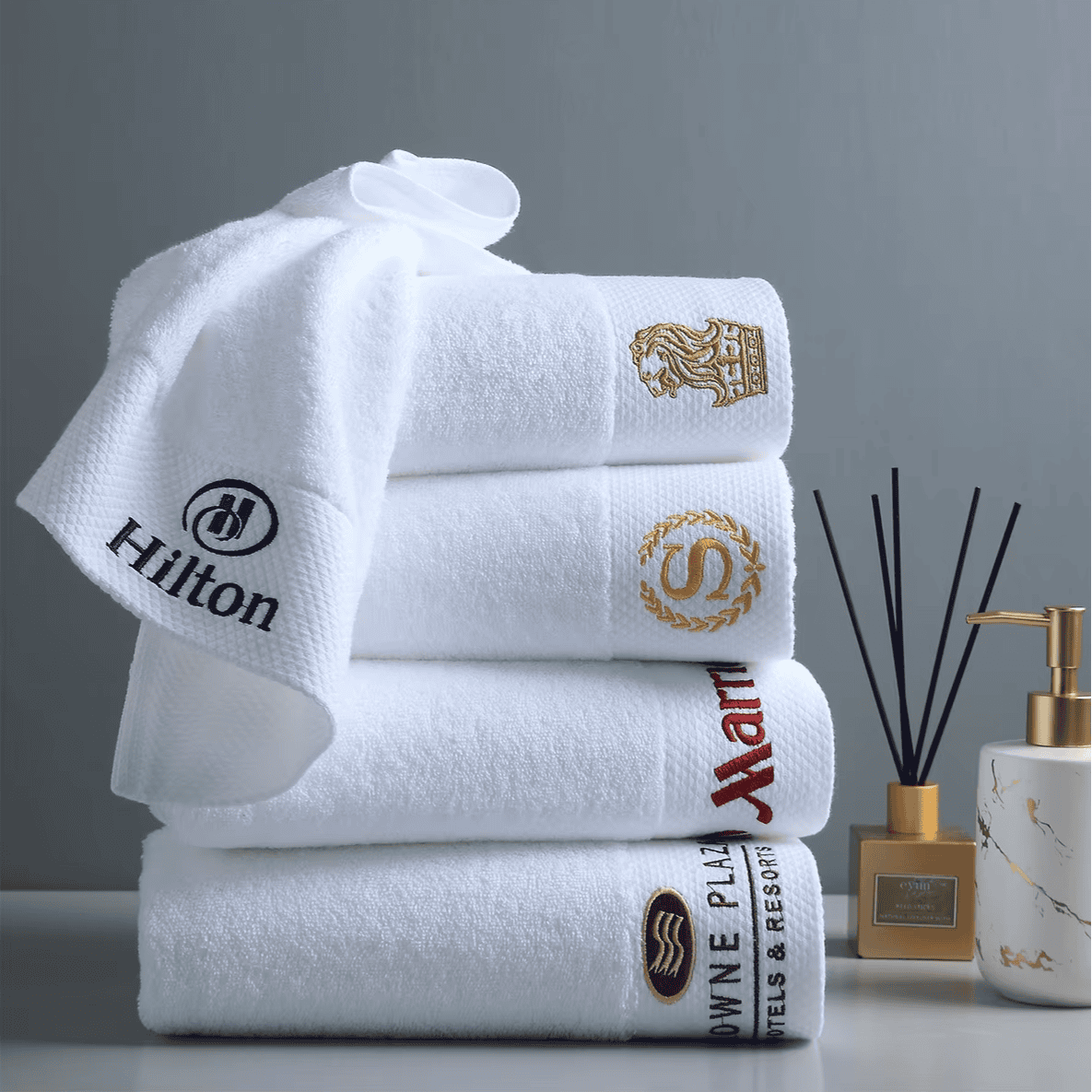 sunzoom custom logo hotel hand towels sunzoom custom logo hotel hand towels