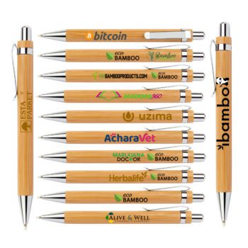 sustainable bamboo ballpoint pen
