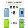team training bibs adjustable sports mens vests