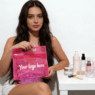 translucent frosted washing makeup bag 3