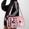 transparent clear waterproof pvc woman travel bag 3