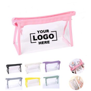 transparent cosmetic pouch gift marker pen pencil case