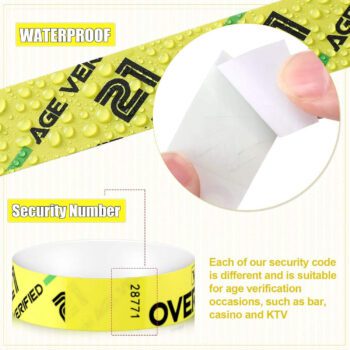 tyvek paper wristband bracelet for events 1
