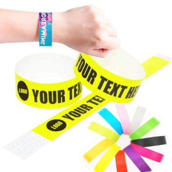 tyvek paper wristband bracelet for events
