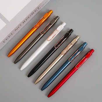 u shaped hook metallic finish gel pen 1