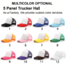unisex custom snapback cap trucker hats 1