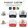 unisex custom snapback cap trucker hats 2
