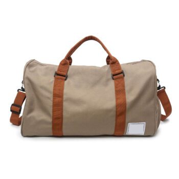 unisex overnight weekender travel tote with shoe compartment