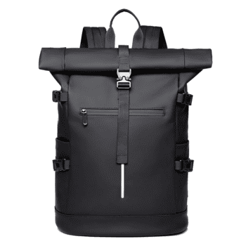 unisex retro laptop backpack with air cushion straps