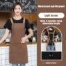 water resistant polyester apron for restaurant 11