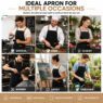 water resistant polyester apron for restaurant 4