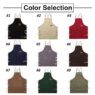 waterproof canvas apron with multi pocket 1