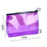 waterproof clear cosmetic bag with zipper 5