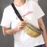 waterproof fashion pu zipper waist bag 1