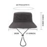 waterproof fisherman summer bucket hat 1