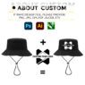 waterproof fisherman summer bucket hat