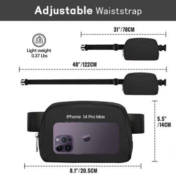 waterproof nylon sport waist pack 1