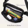 waterproof nylon sport waist pack 2