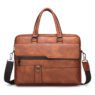 waterproof pu leather 15 6 inch computer briefcase