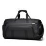 waterproof pu leather expandable travel duffle bag