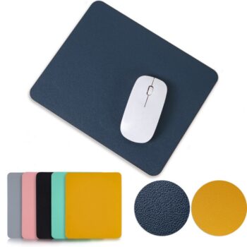 waterproof pu leather mouse pad
