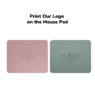 waterproof pu leather mouse pad