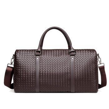 waterproof pu leather travel sports duffle bag 1