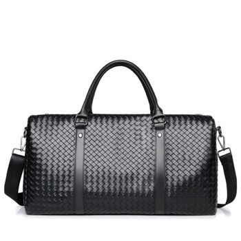 waterproof pu leather travel sports duffle bag