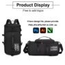waterproof sports travel bag with zipper 2