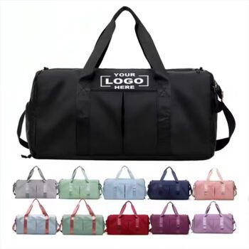 waterproof sports travel bag with zipper